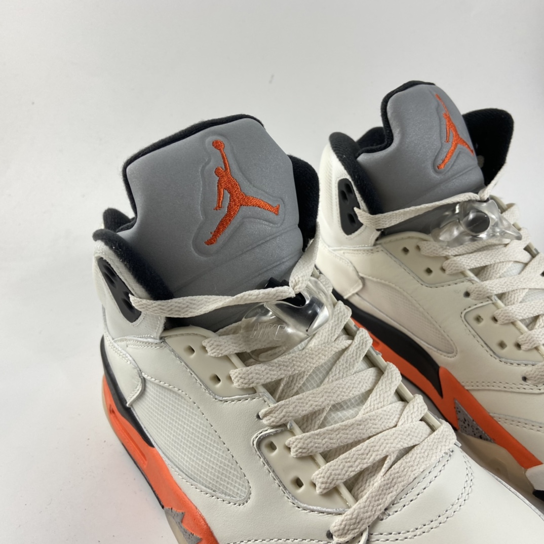 P450  Air Jordan 5 ”Shattered Backboard” AJ5 乔丹5代 aj5 乔5高帮篮球鞋系列 白橙扣碎篮板 DC1060-100