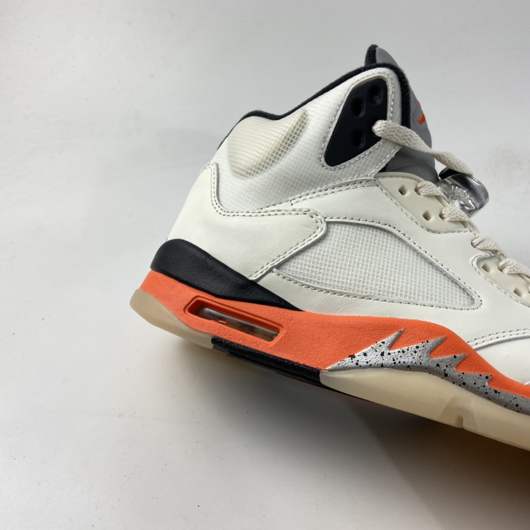 P450  Air Jordan 5 ”Shattered Backboard” AJ5 乔丹5代 aj5 乔5高帮篮球鞋系列 白橙扣碎篮板 DC1060-100