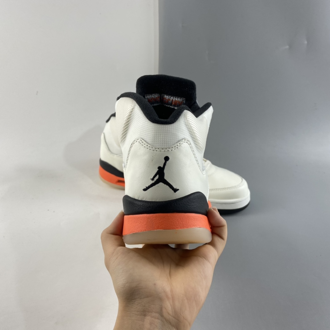 P450  Air Jordan 5 ”Shattered Backboard” AJ5 乔丹5代 aj5 乔5高帮篮球鞋系列 白橙扣碎篮板 DC1060-100