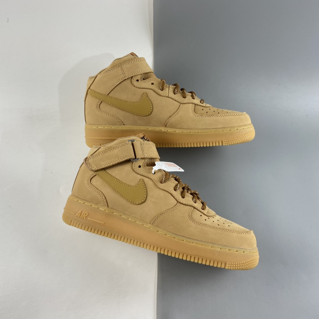 P260  NIKE Air Force 1 ’07 Mid”Wheat/Flax”空军一号板鞋DJ9158-200