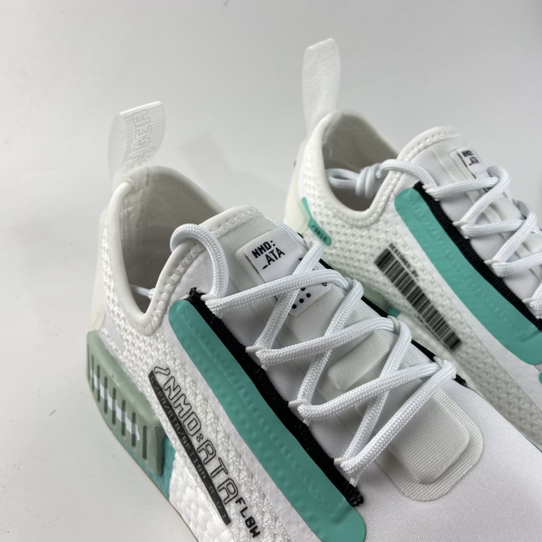 P190  AD NMD_R1 SPECTOO 阿迪三叶草低帮休闲爆米花跑步鞋 FZ3628