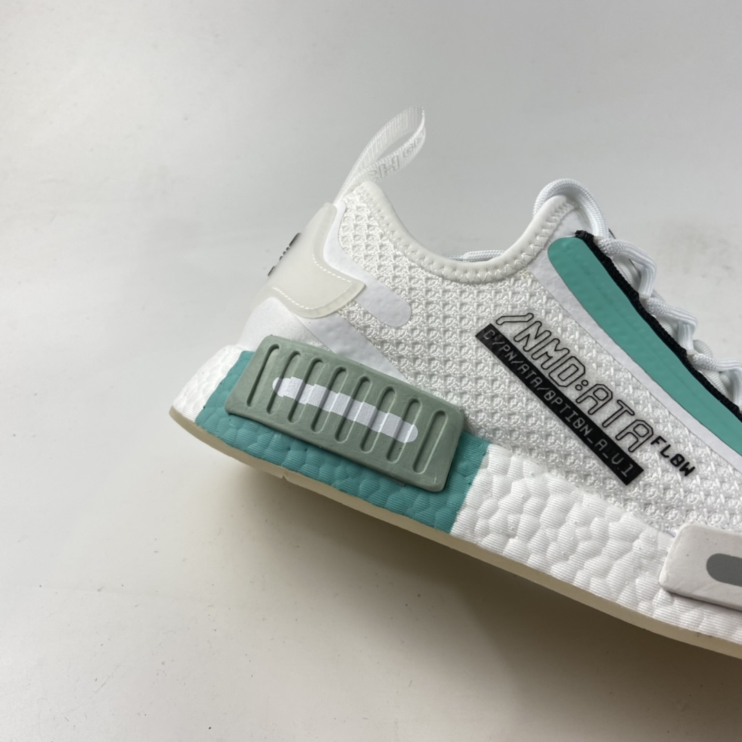 P190  AD NMD_R1 SPECTOO 阿迪三叶草低帮休闲爆米花跑步鞋 FZ3628