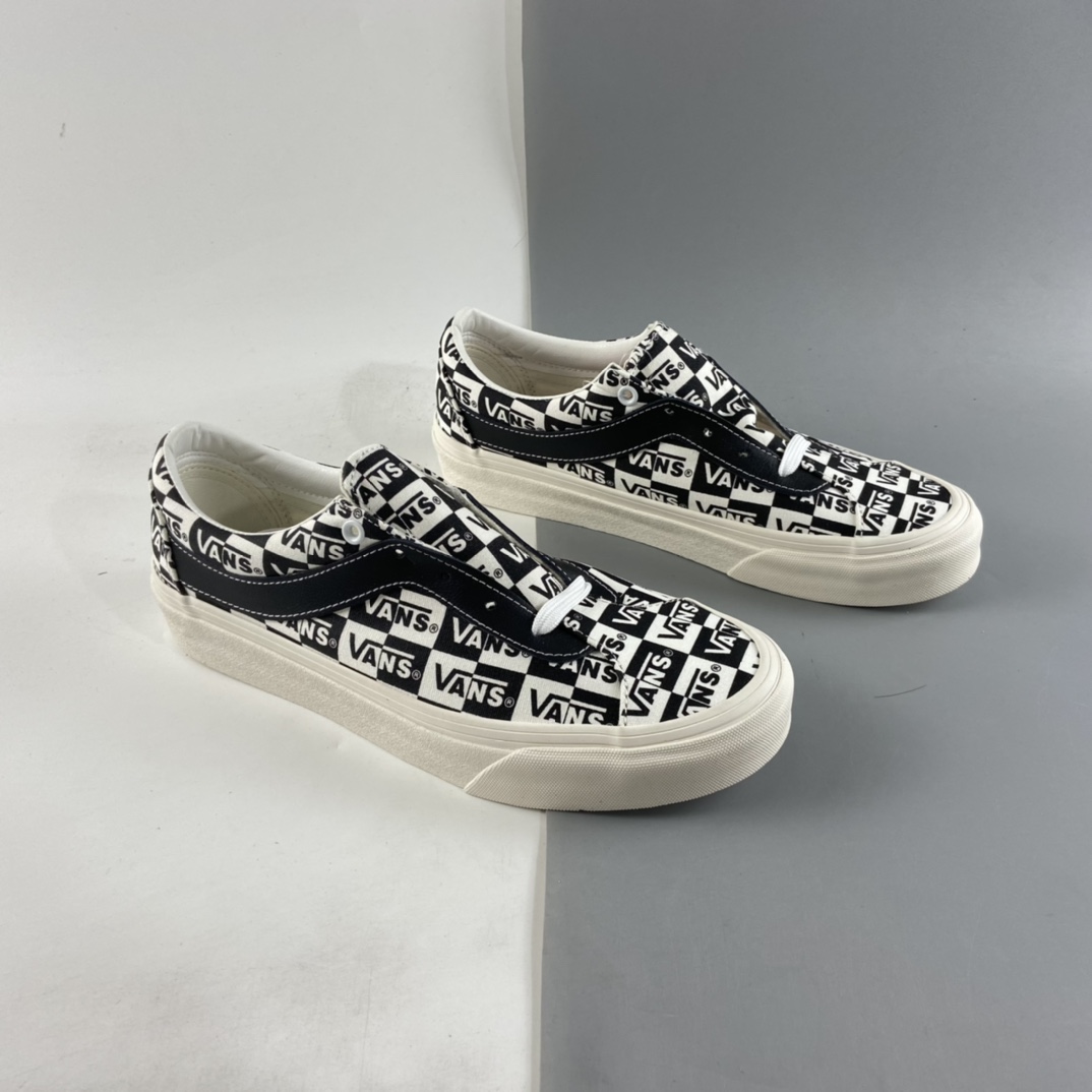 P150  VANS BOLD NI 黑白LOGO印花板鞋休闲鞋 VN0A5DYA9HG