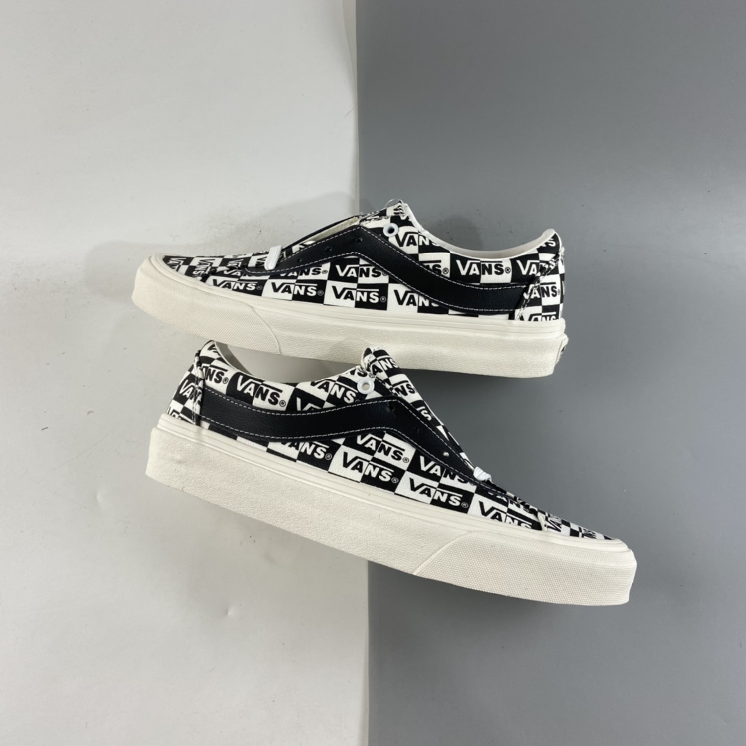 P150  VANS BOLD NI 黑白LOGO印花板鞋休闲鞋 VN0A5DYA9HG