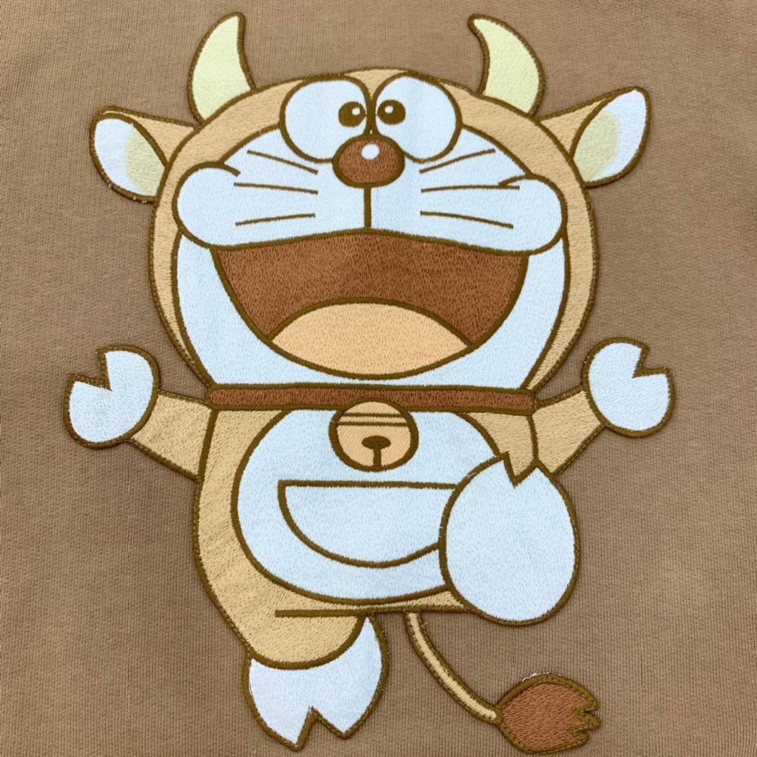Doraemon x G联名系列棉质 棕色卫衣