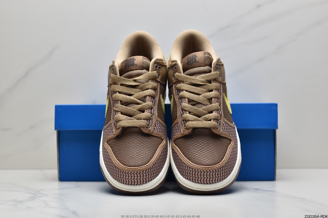 290 耐克NIKE DUNK LOW X UNDEFEATED “inside out”棕黄板鞋 DH3061-200