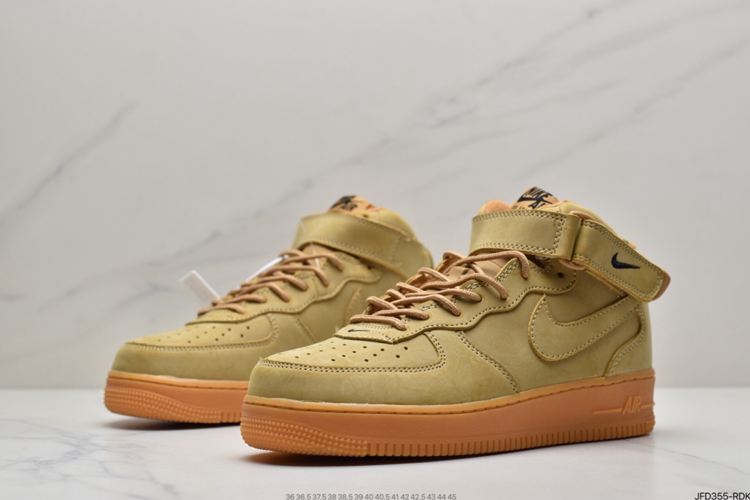 170 Nike Air Force 1 ’07 Mid”Wheat/Flax”中帮小麦 DJ9158-200