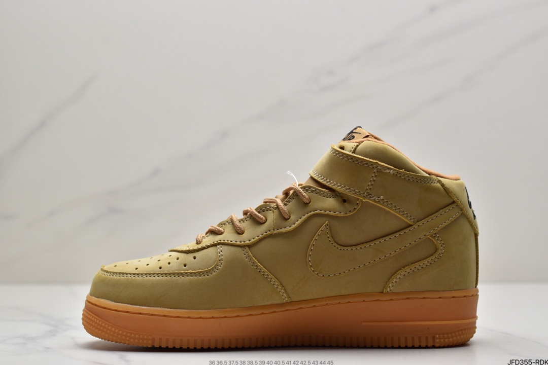 170 Nike Air Force 1 ’07 Mid”Wheat/Flax”中帮小麦 DJ9158-200