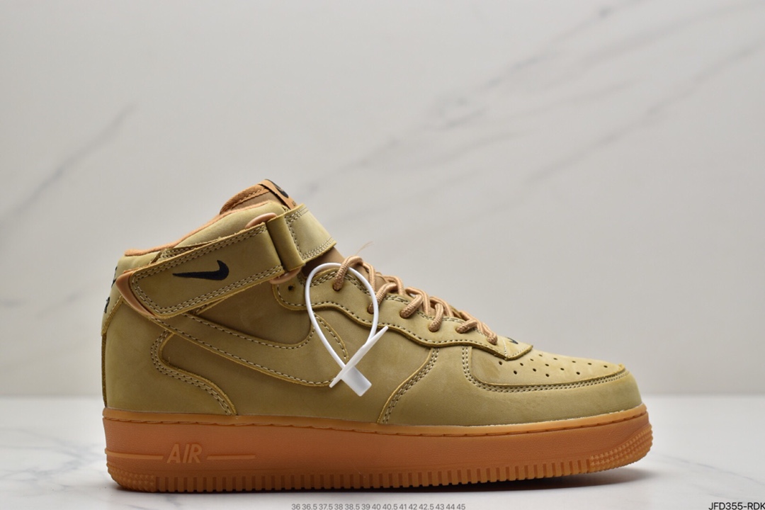 170 Nike Air Force 1 ’07 Mid”Wheat/Flax”中帮小麦 DJ9158-200
