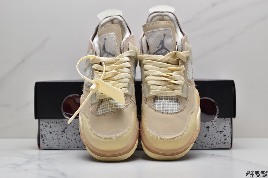 200 Union LA x Air Jordan 4 Retro Guava Ice”蓝粉 DC9533