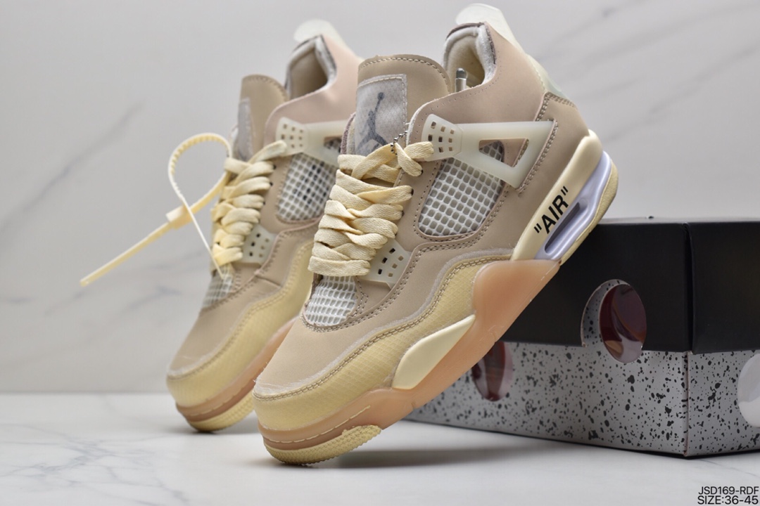 200 Union LA x Air Jordan 4 Retro Guava Ice”蓝粉 DC9533