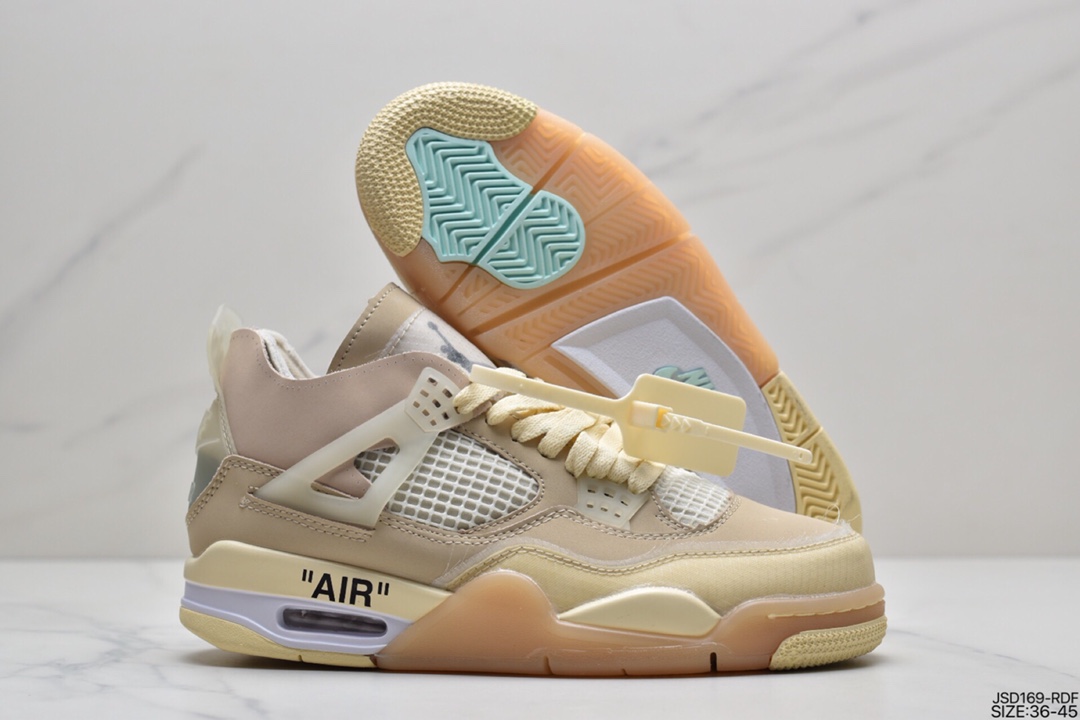 200 Union LA x Air Jordan 4 Retro Guava Ice”蓝粉 DC9533