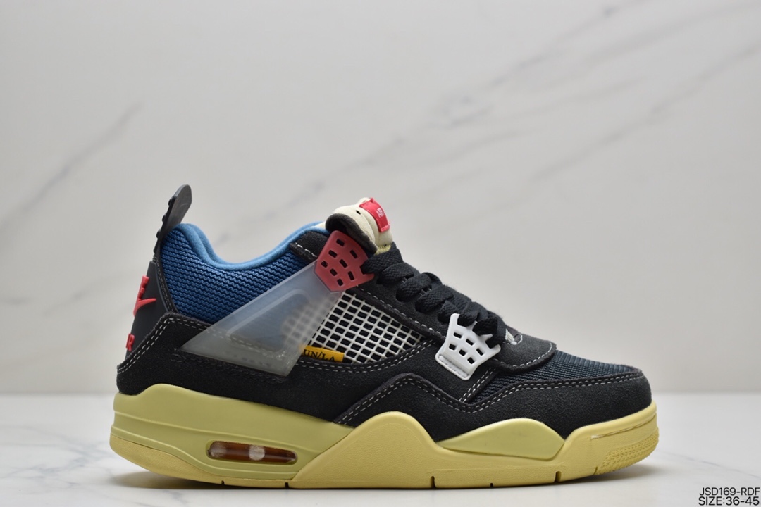 200 Union LA x Air Jordan 4 Retro Guava Ice”蓝粉 DC9533