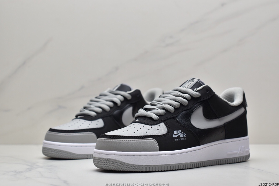 200 耐克Nike Air Force 1 Low 空军一号低帮 影子灰 BQ6818-009