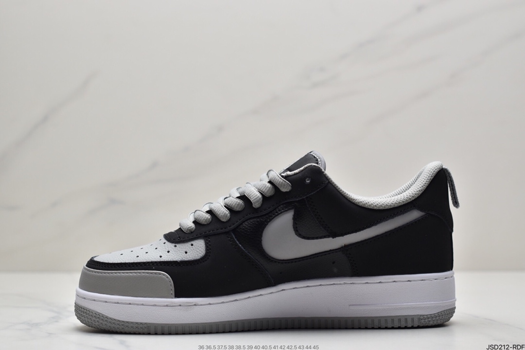 200 耐克Nike Air Force 1 Low 空军一号低帮 影子灰 BQ6818-009