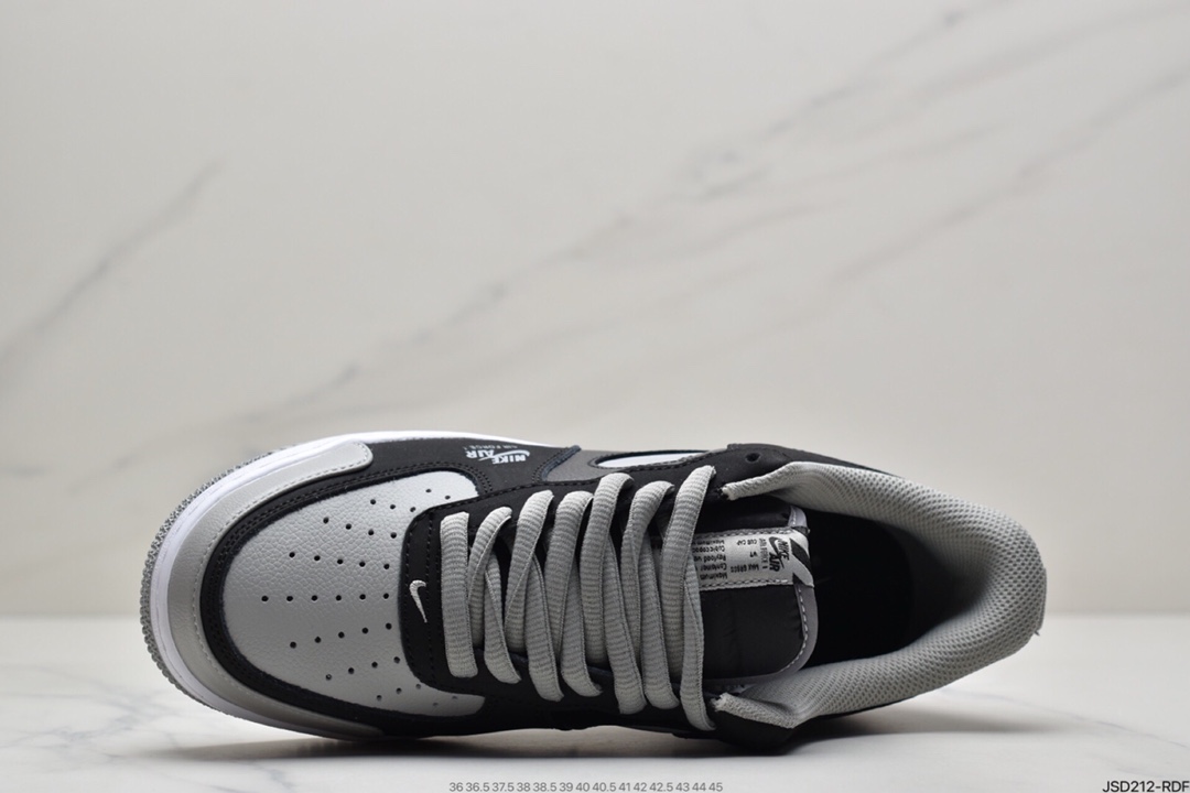 200 耐克Nike Air Force 1 Low 空军一号低帮 影子灰 BQ6818-009