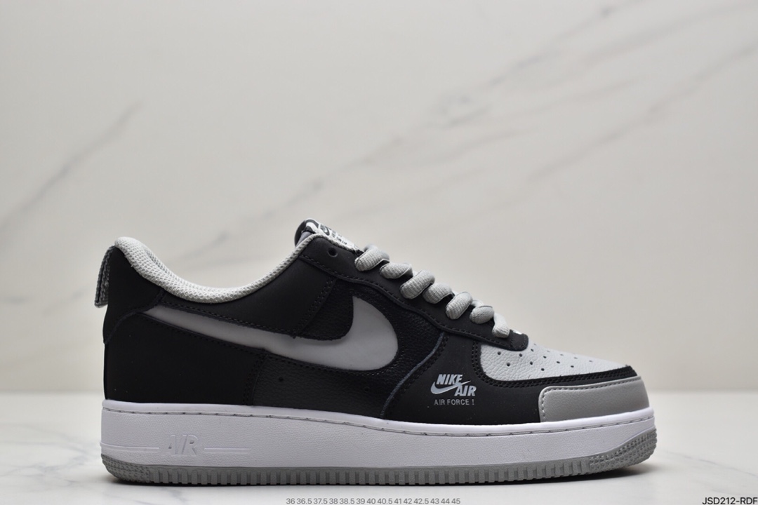 200 耐克Nike Air Force 1 Low 空军一号低帮 影子灰 BQ6818-009