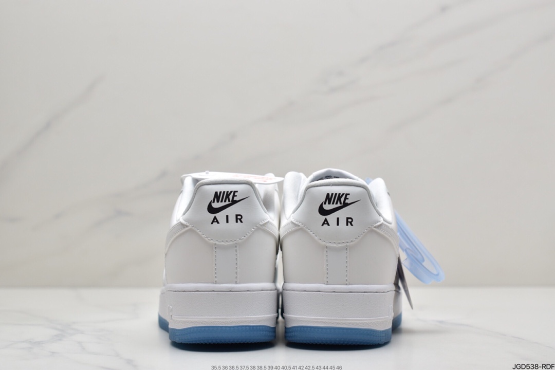 180 耐克Nike Wmns Air Force 1 ’07 Low”UV White/University Blue Pack”空军一号经典低帮百搭休闲运动板鞋DA8301-100