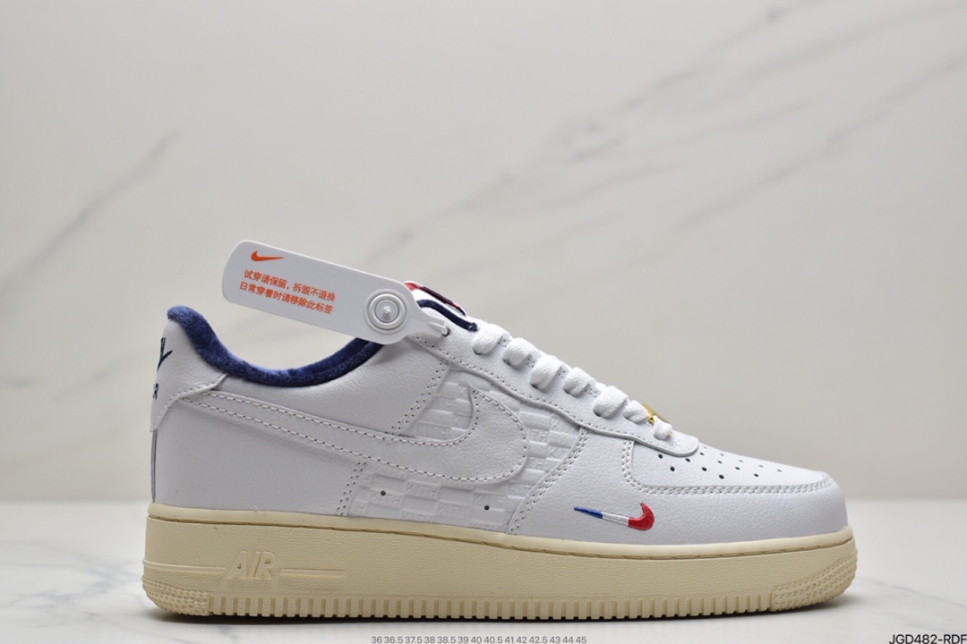 180 耐克Air Force 1’07 KITH 空军一号法国限定配色 CZ7927-100