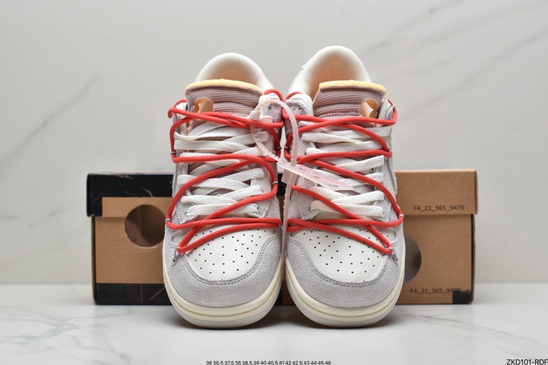 270 Off-White x Nike SB Dunk Low”The 10/50” OW灰白 扣篮系列低帮经典百搭休闲运动板鞋DJ0950-100