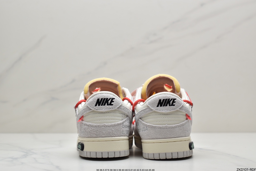 270 Off-White x Nike SB Dunk Low”The 10/50” OW灰白 扣篮系列低帮经典百搭休闲运动板鞋DJ0950-100