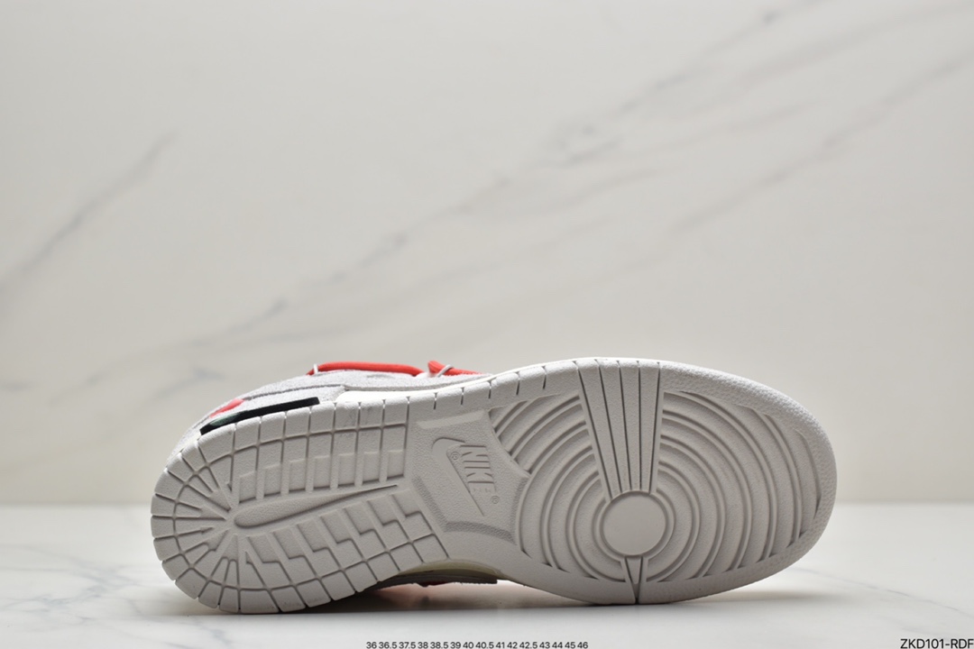 270 Off-White x Nike SB Dunk Low”The 10/50” OW灰白 扣篮系列低帮经典百搭休闲运动板鞋DJ0950-100