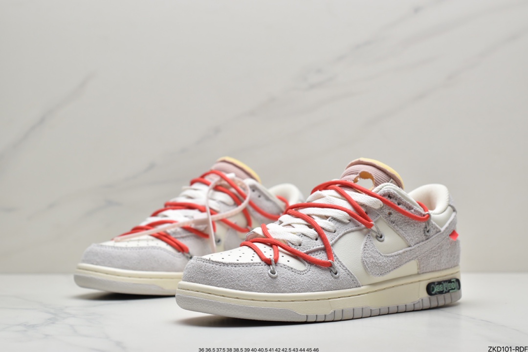270 Off-White x Nike SB Dunk Low”The 10/50” OW灰白 扣篮系列低帮经典百搭休闲运动板鞋DJ0950-100