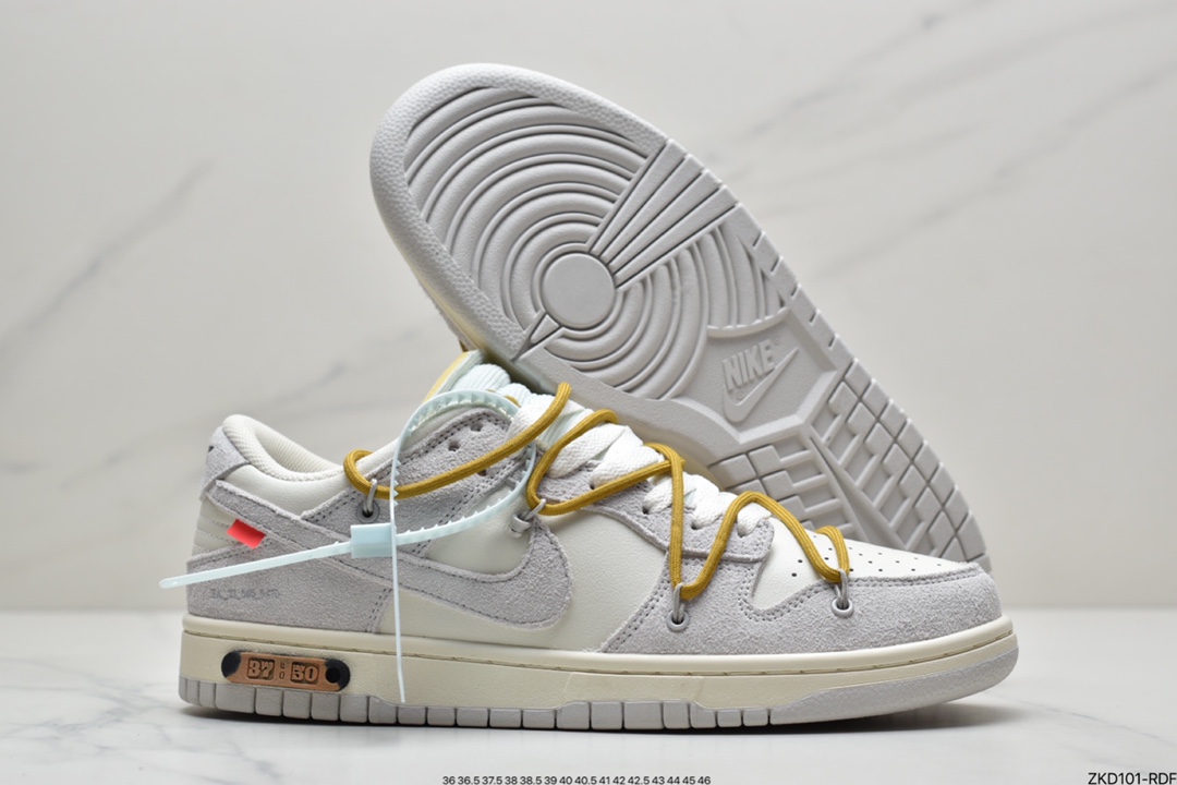 270 Off-White x Nike SB Dunk Low”The 10/50” OW灰白运动板鞋DJ0950-100