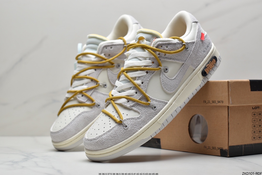 270 Off-White x Nike SB Dunk Low”The 10/50” OW灰白运动板鞋DJ0950-100