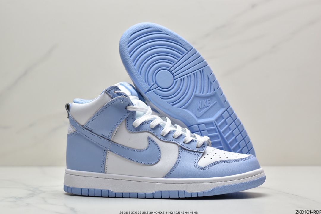270 Nike Wmns SB Dunk High”Panda”扣篮系列高帮休闲运动滑板板鞋“黑白熊猫”DD1869-103