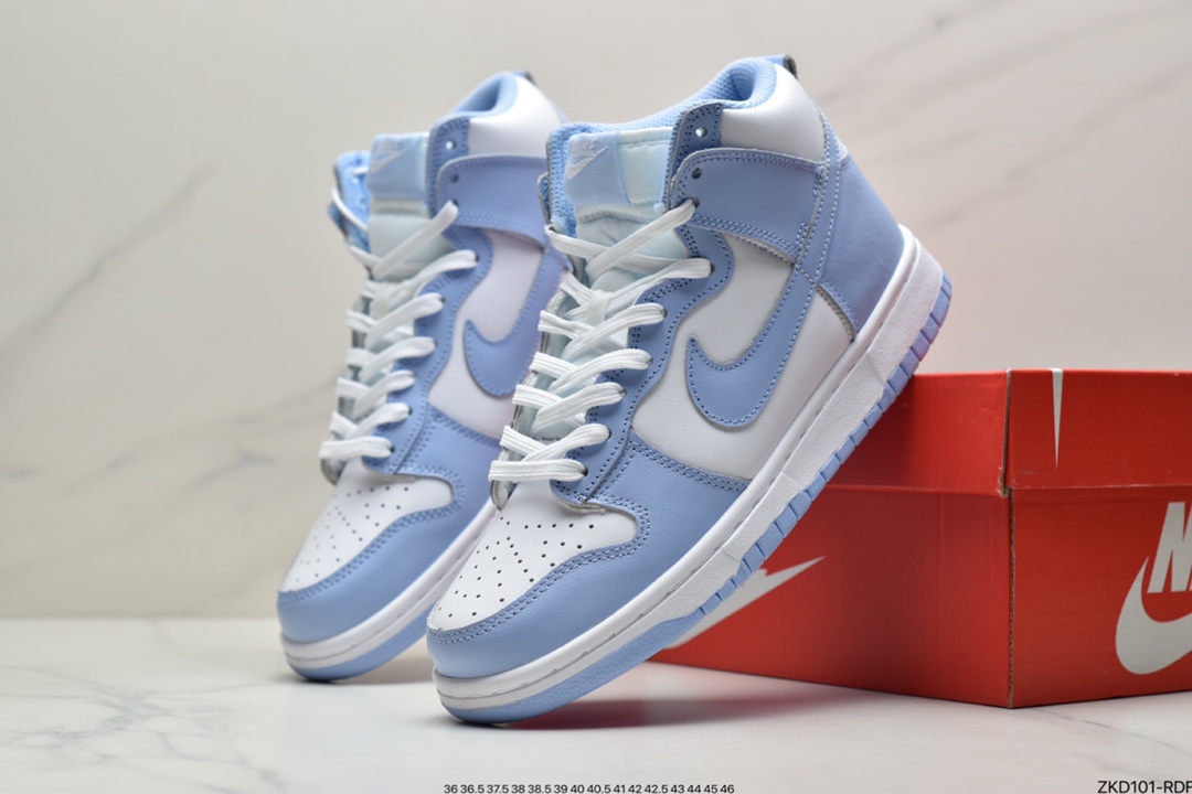 270 Nike Wmns SB Dunk High”Panda”扣篮系列高帮休闲运动滑板板鞋“黑白熊猫”DD1869-103