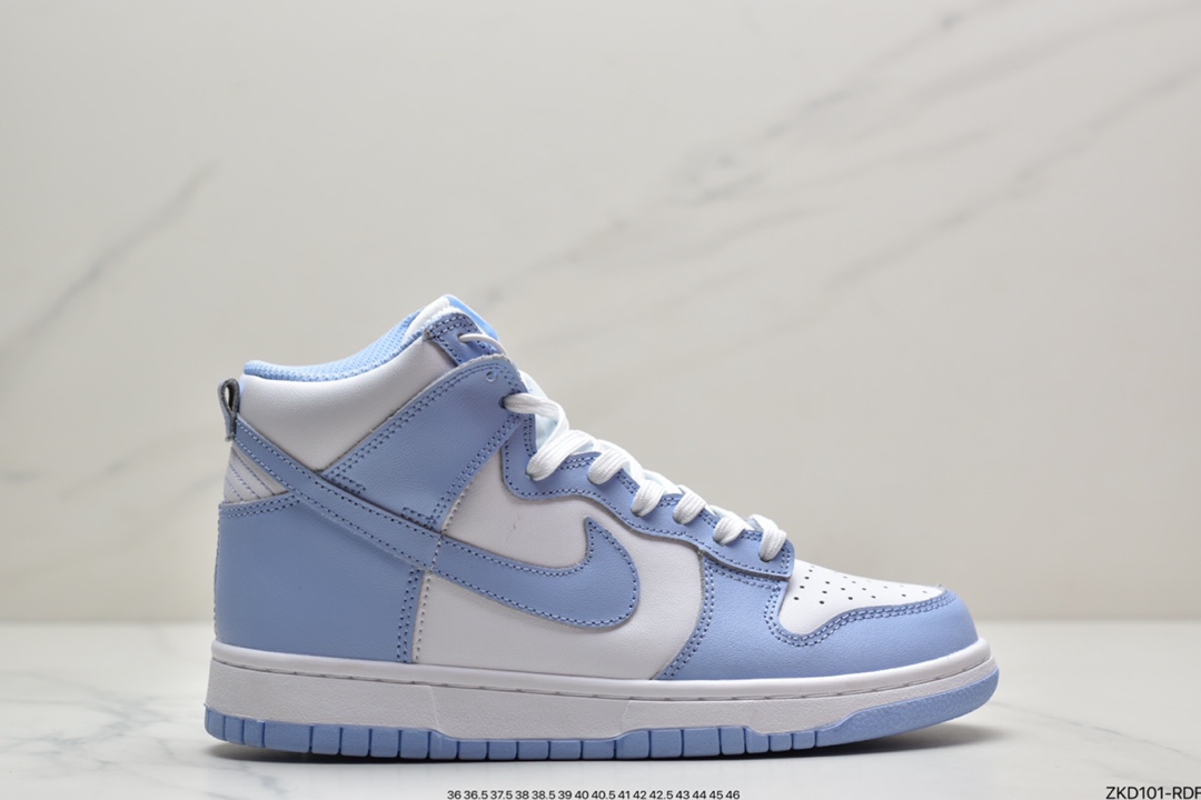 270 Nike Wmns SB Dunk High”Panda”扣篮系列高帮休闲运动滑板板鞋“黑白熊猫”DD1869-103