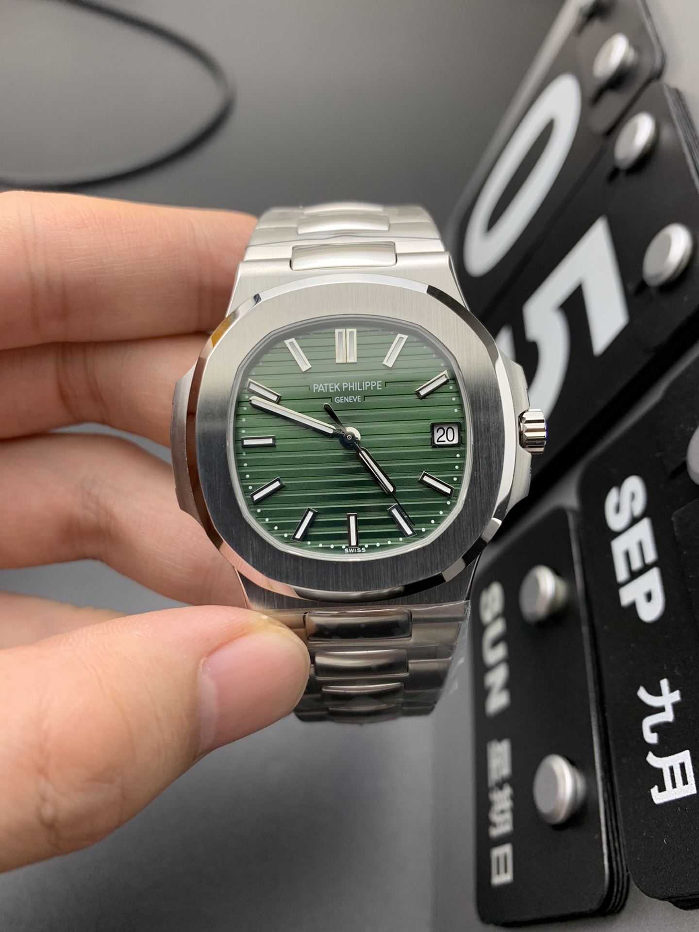 Patek Philippe 3K 绿鹦鹉螺