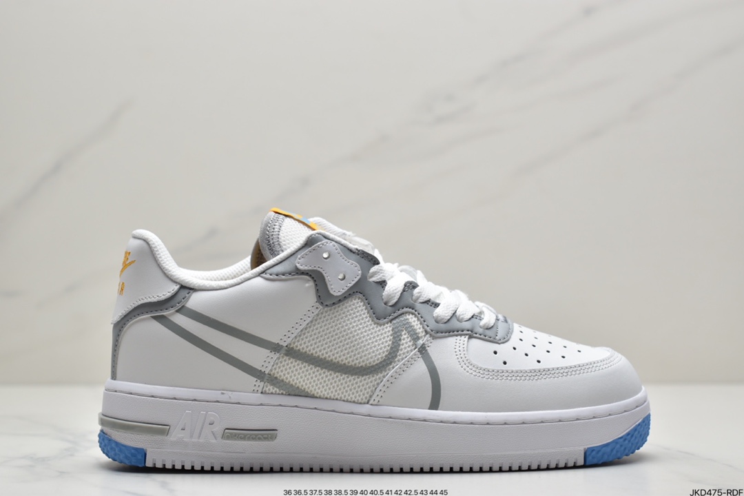 160 耐克 Nike Air Force 1 React 大勾析解空军一号 CT1020-001