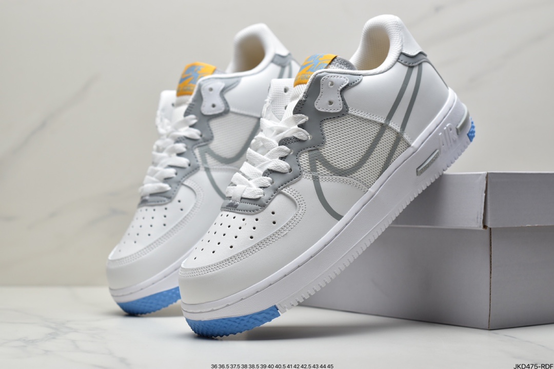 160 耐克 Nike Air Force 1 React 大勾析解空军一号 CT1020-001