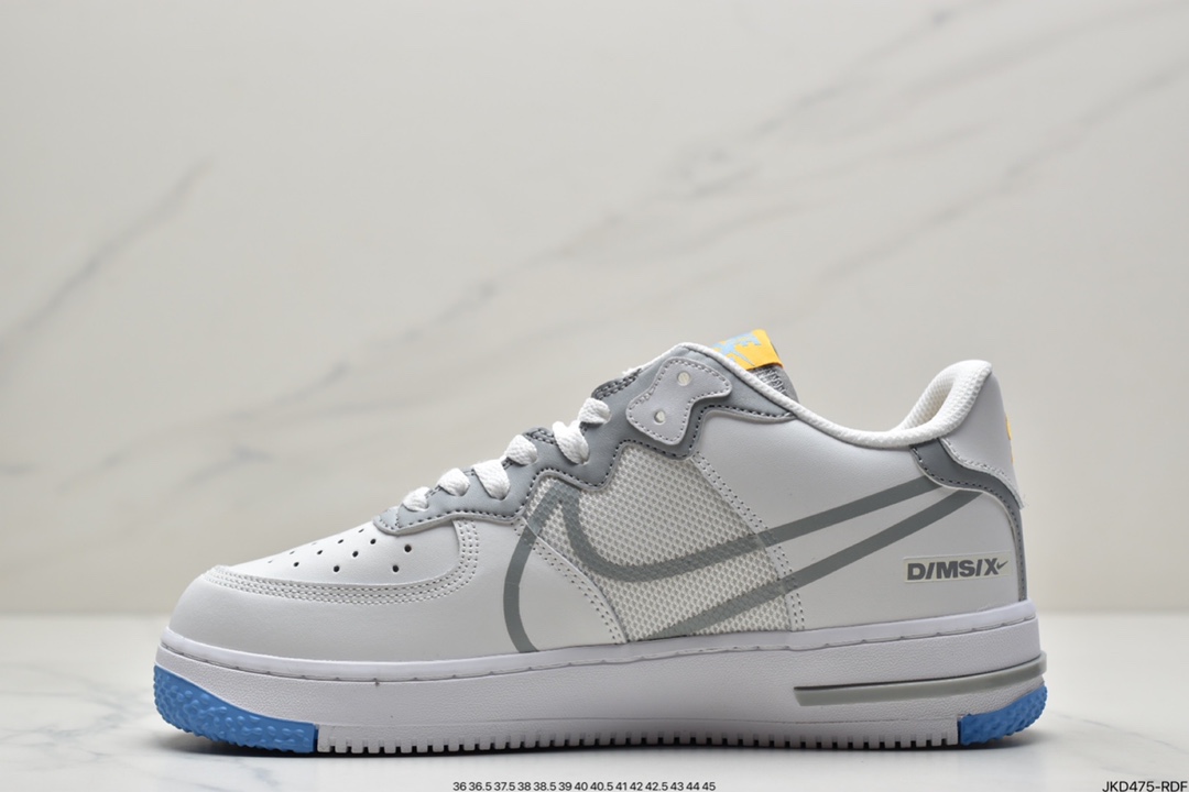 160 耐克 Nike Air Force 1 React 大勾析解空军一号 CT1020-001