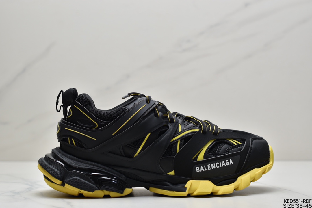 480 Balenciaga Sneaker Tess s.Gomma MAILLE WHITE/ORANGE  3.0代  542023 W1GB1 2045