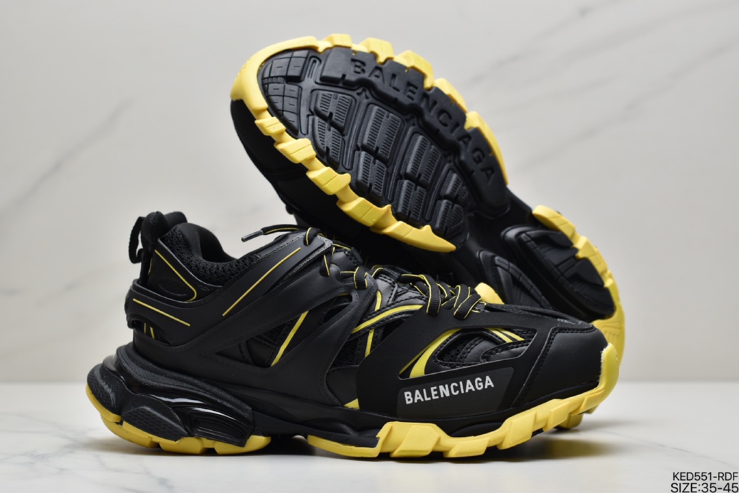 480 Balenciaga Sneaker Tess s.Gomma MAILLE WHITE/ORANGE  3.0代  542023 W1GB1 2045