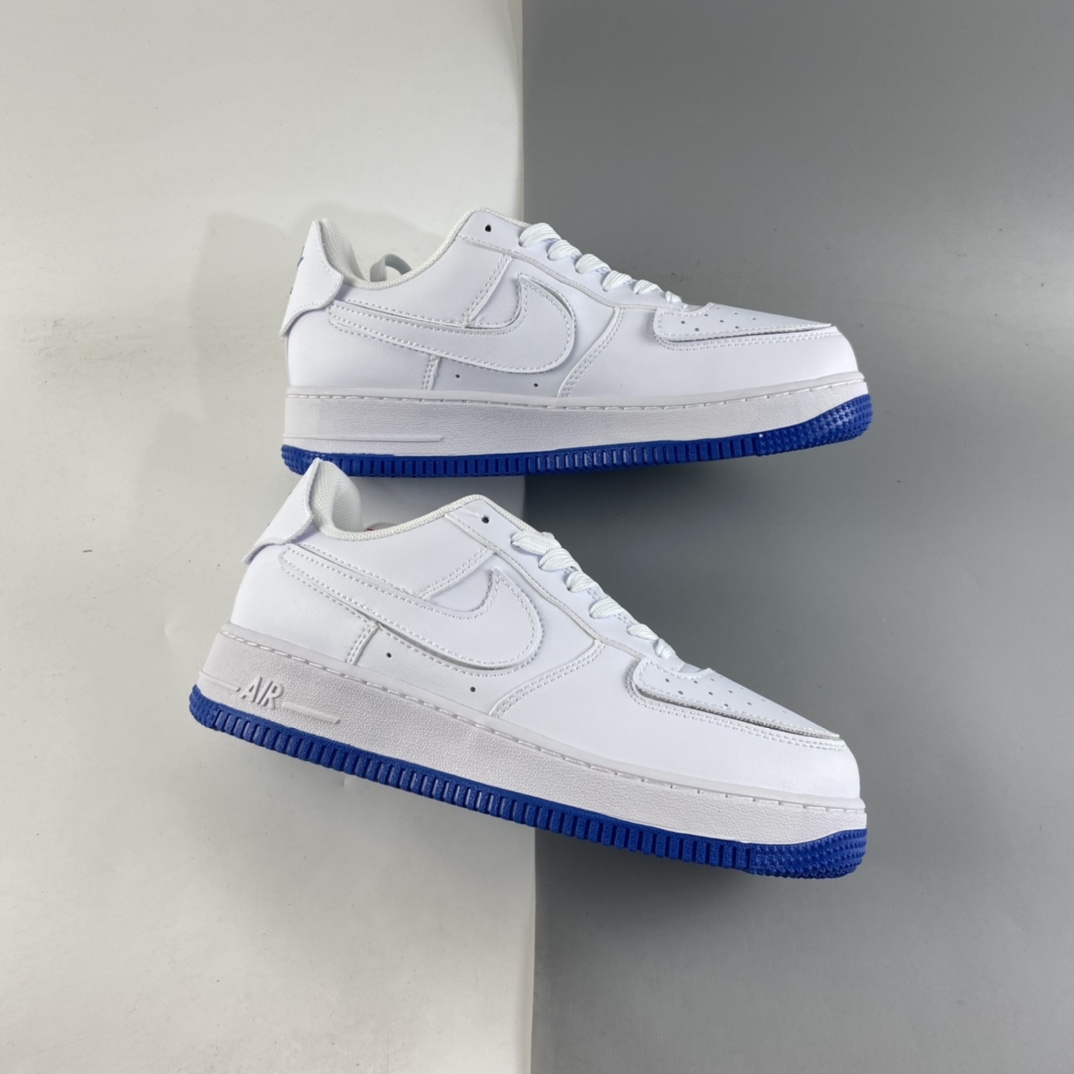 P220  NIKE AIR FORCE 1GS 白蓝魔术贴AF1空军一号低帮百搭休闲运动板鞋 DB4545-105