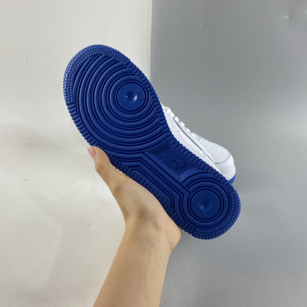 P220  NIKE AIR FORCE 1GS 白蓝魔术贴AF1空军一号低帮百搭休闲运动板鞋 DB4545-105