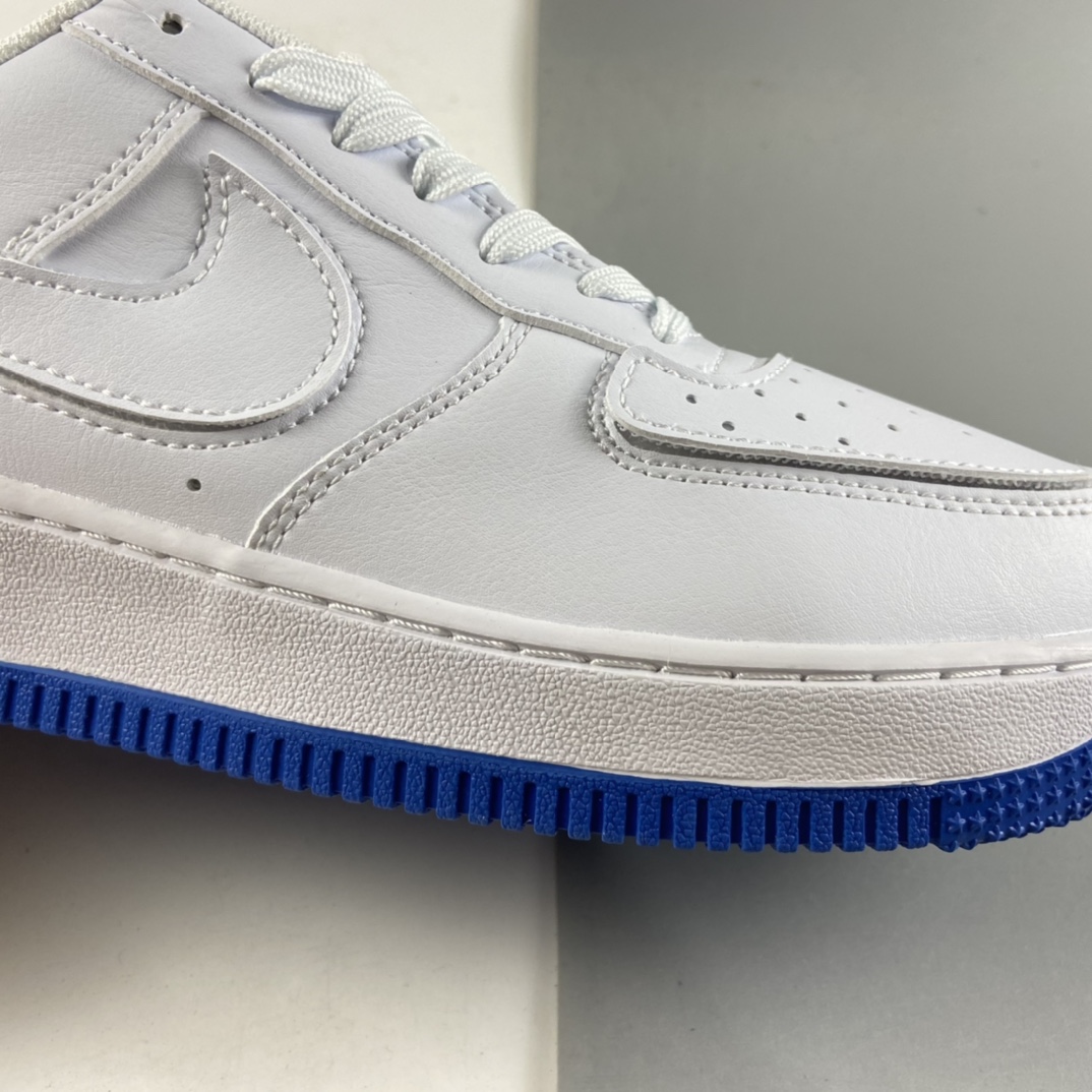 P220  NIKE AIR FORCE 1GS 白蓝魔术贴AF1空军一号低帮百搭休闲运动板鞋 DB4545-105