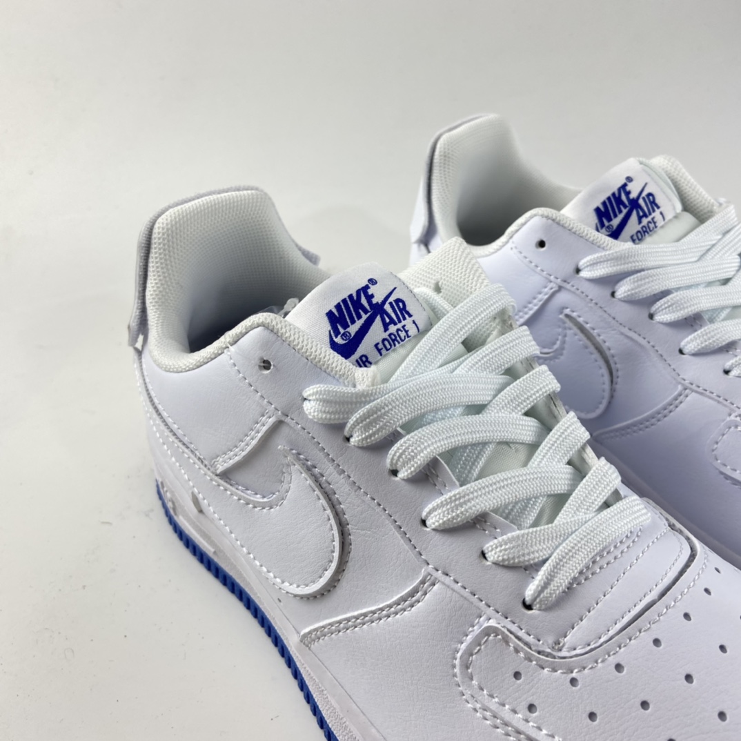 P220  NIKE AIR FORCE 1GS 白蓝魔术贴AF1空军一号低帮百搭休闲运动板鞋 DB4545-105