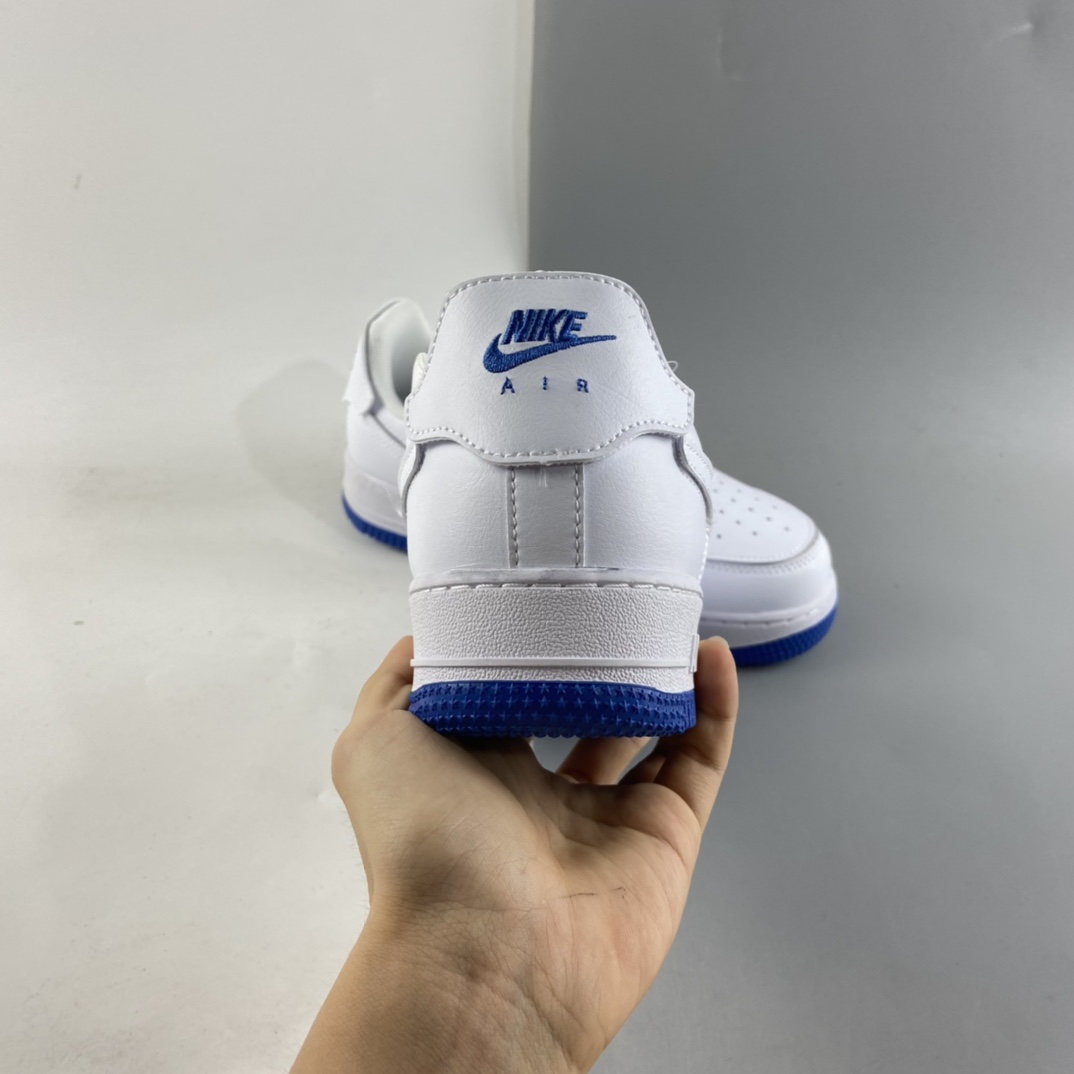 P220  NIKE AIR FORCE 1GS 白蓝魔术贴AF1空军一号低帮百搭休闲运动板鞋 DB4545-105