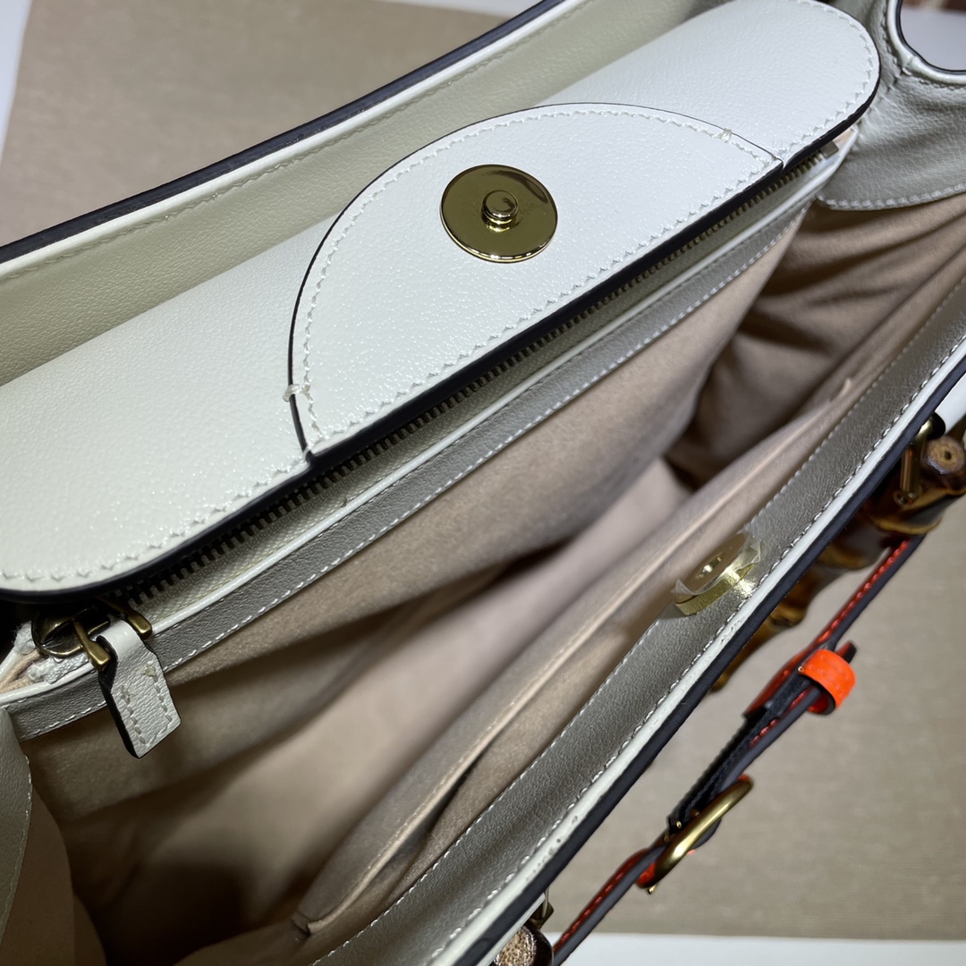 GUCCI古驰Diana竹节中号托特包655658