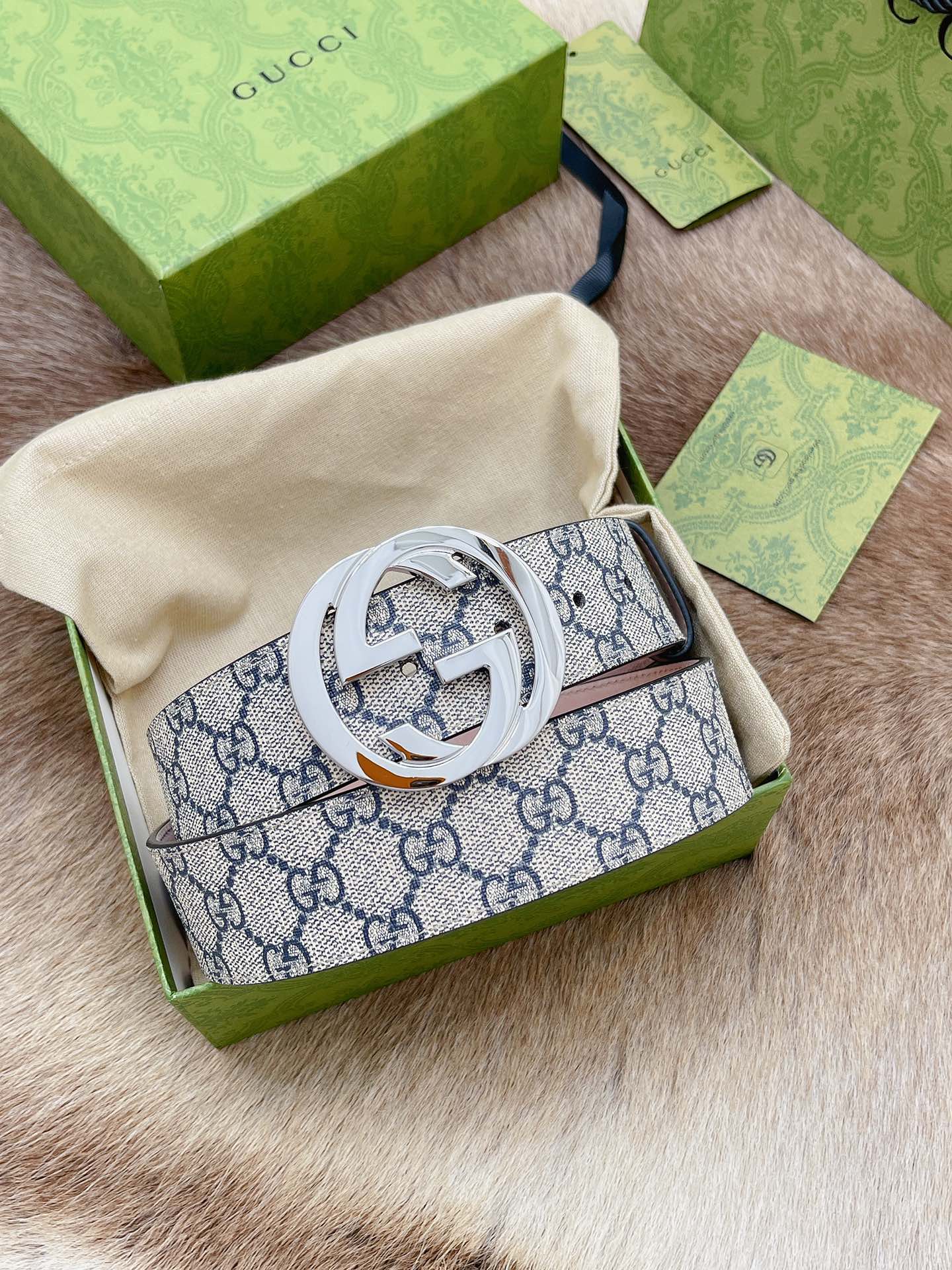 Gucci 代购 级G ucci 双G 货 正版开模 贸易公司货出口意大利 百分百 意大利皮压花 进口 底皮 真空电镀五金 纯手工订制 高端商务休闲款 4