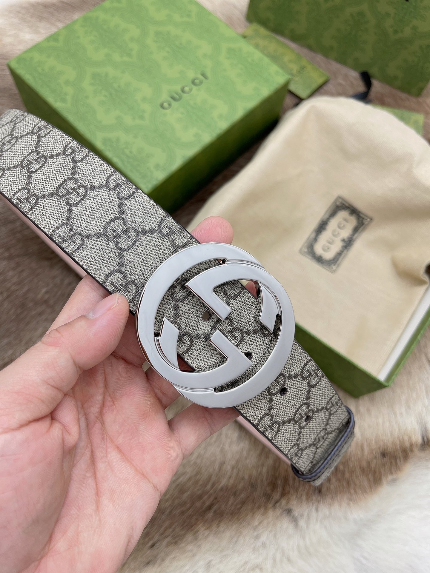 Gucci 代购 级G ucci 双G 货 正版开模 贸易公司货出口意大利 百分百 意大利皮压花 进口 底皮 真空电镀五金 纯手工订制 高端商务休闲款 4