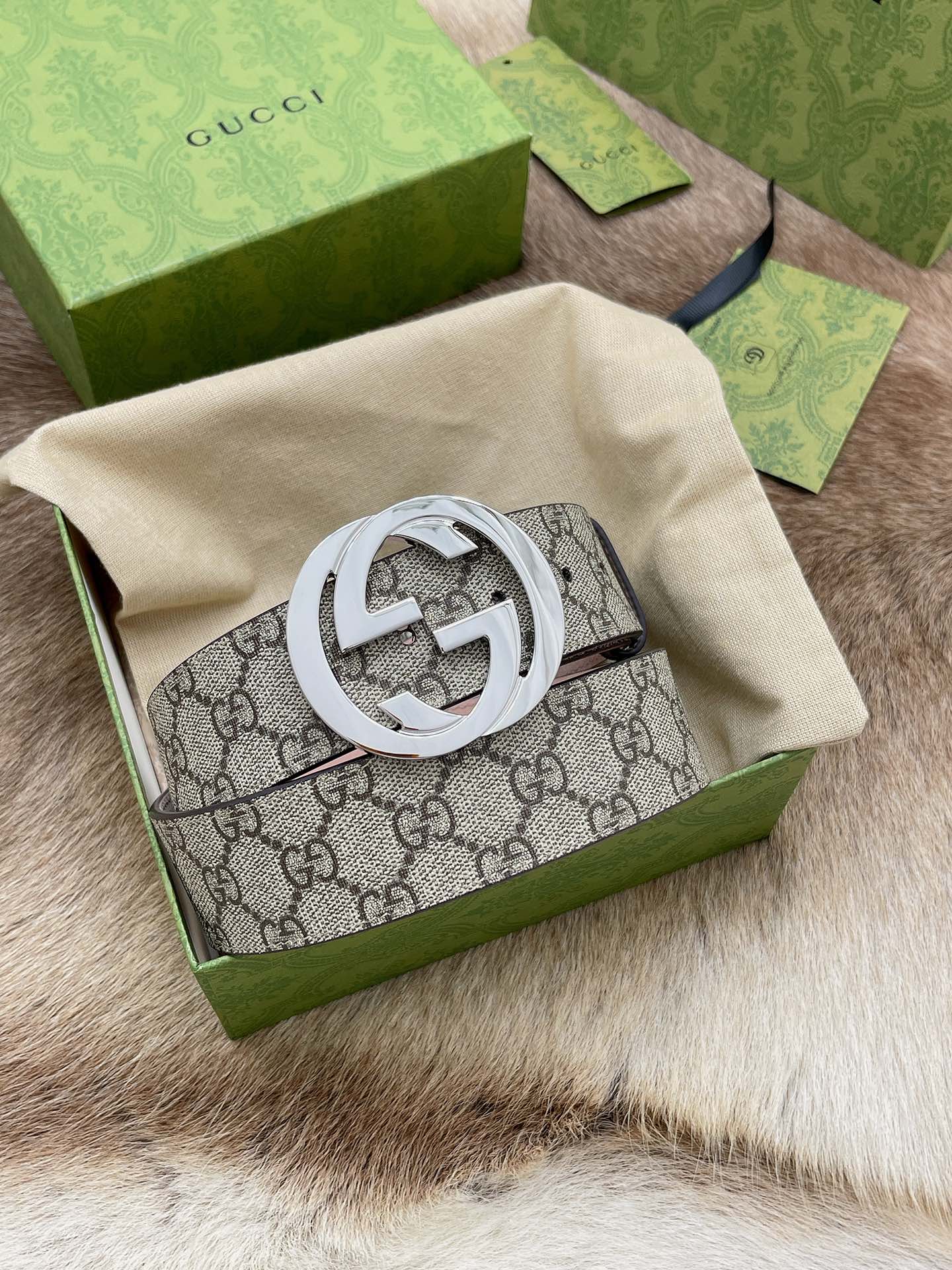 Gucci 代购 级G ucci 双G 货 正版开模 贸易公司货出口意大利 百分百 意大利皮压花 进口 底皮 真空电镀五金 纯手工订制 高端商务休闲款 4