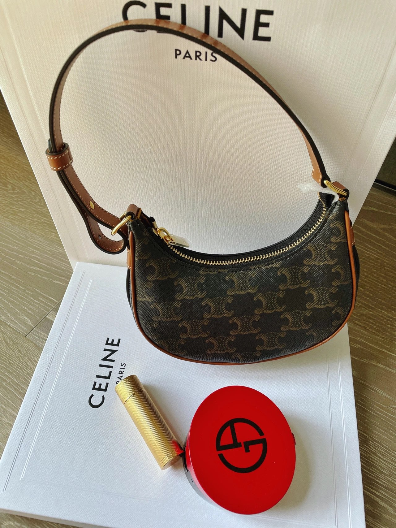 CELINE MINI AVA BAG 10I602老花