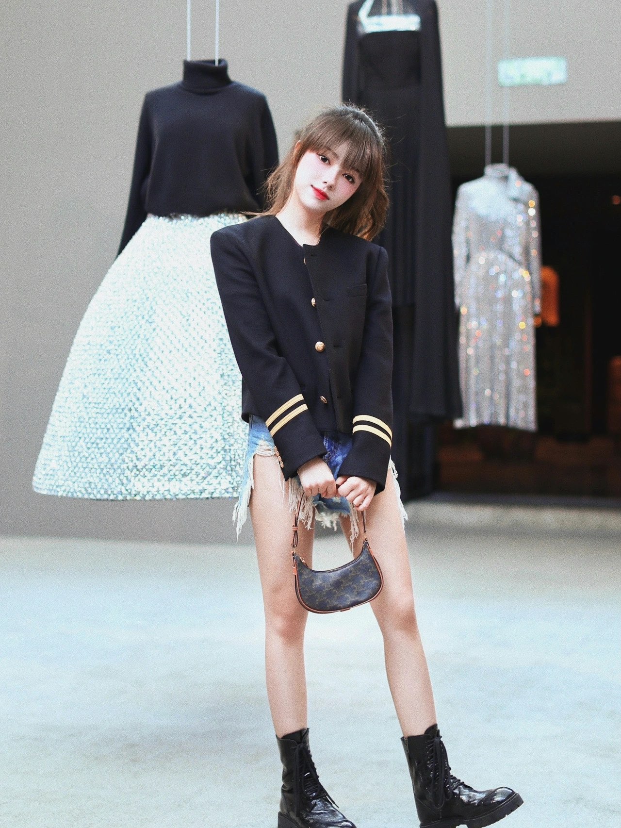 CELINE MINI AVA BAG 10I602老花