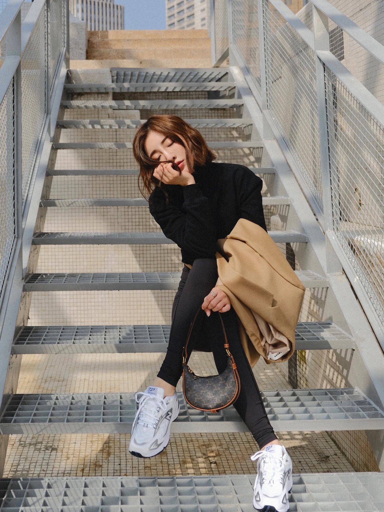 CELINE MINI AVA BAG 10I602老花